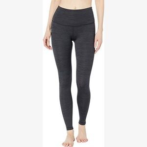 Beyond Yoga Black Stripe Pants